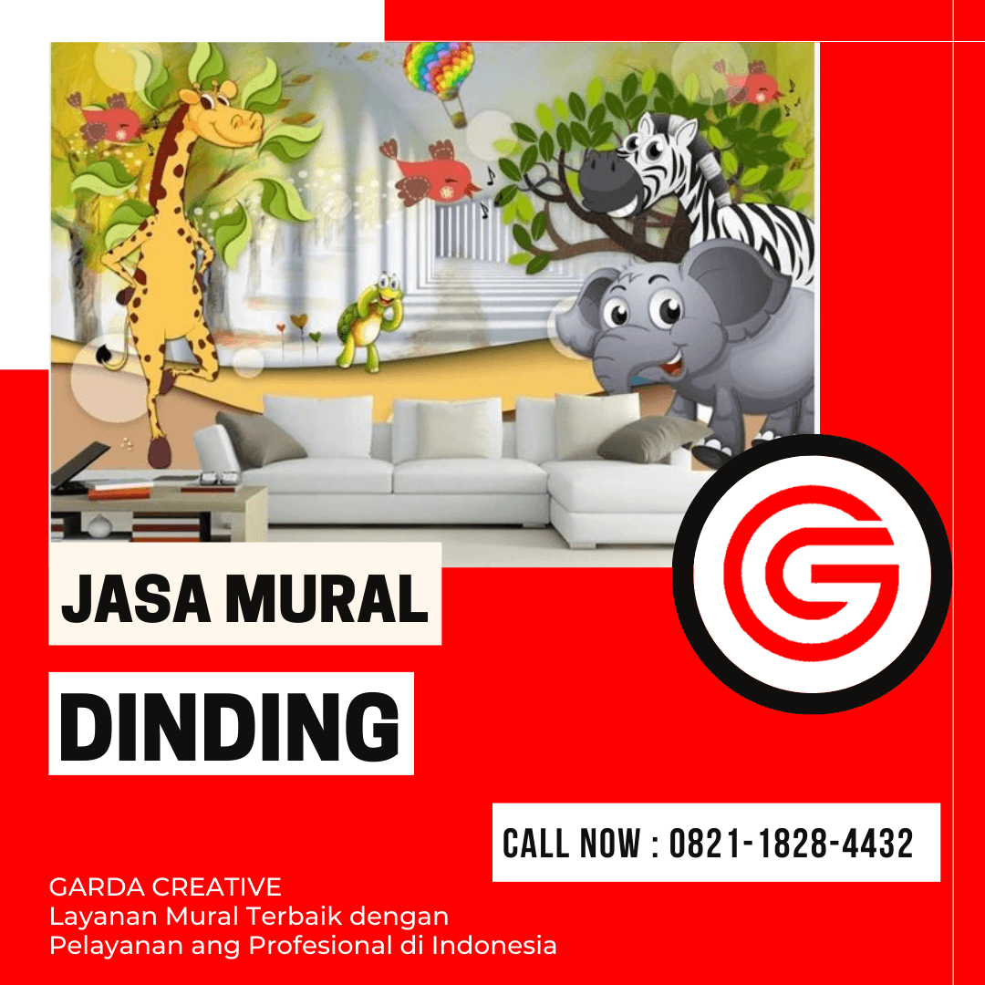 Harga Jasa Lukis Mural di Batam Per Meter Persegi Termurah
